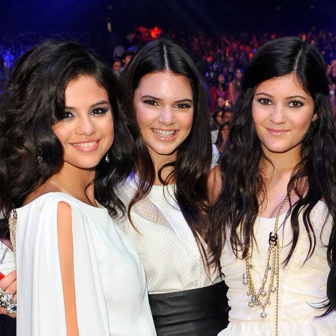 Kylie Jenner, Kendall Jenner  and Selena Gomez