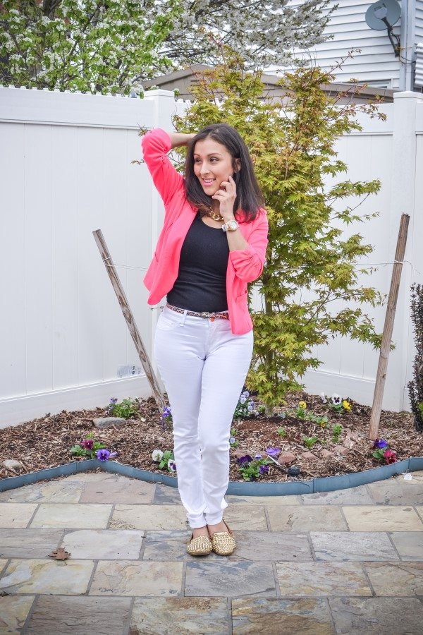 hot pink blazer