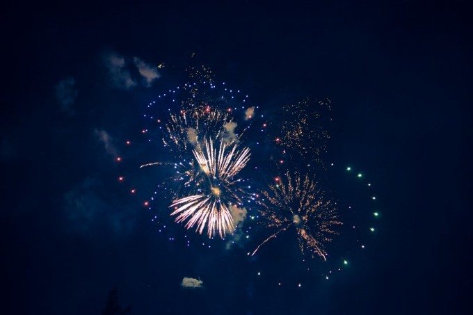 beautiful fireworks