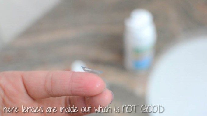 cleaning your contact lenses