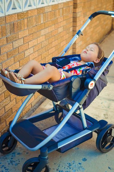 reclining stroller