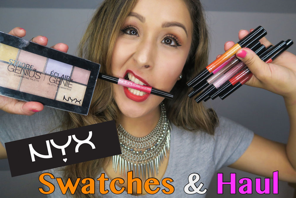 NYX Cosmetics Lip Swatches Haul