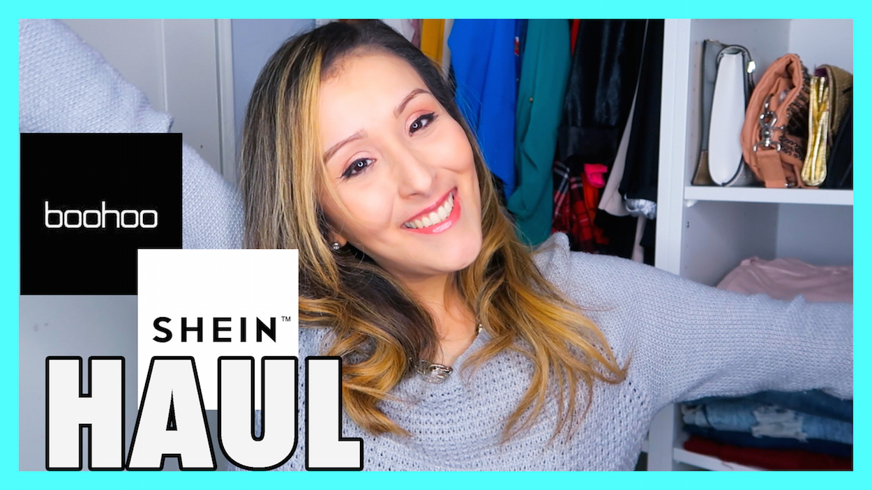 boohoo and shein clothing haul