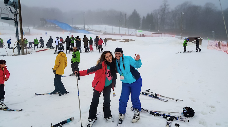 Poconos skiing