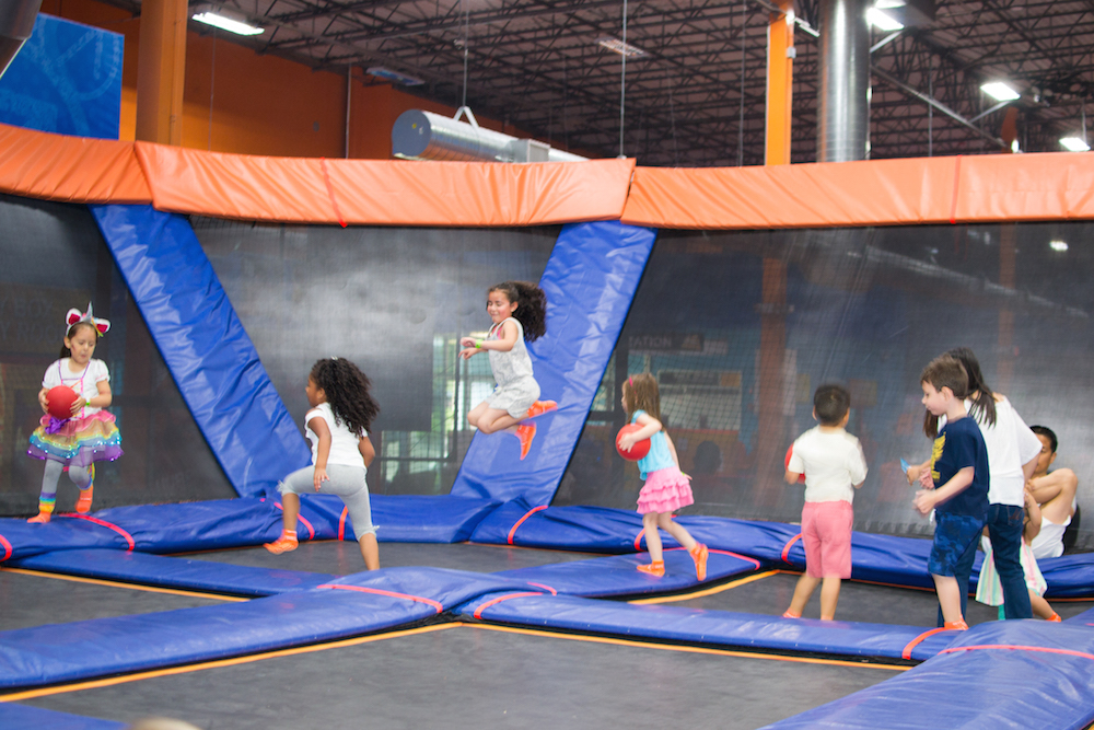 sky zone birthday party