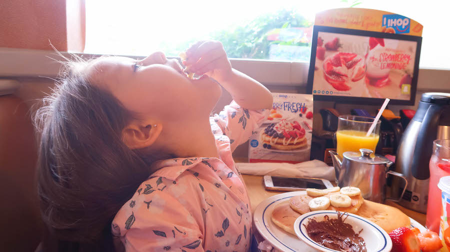 adorable toddler loves nutella