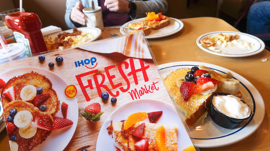 summer menu at ihop