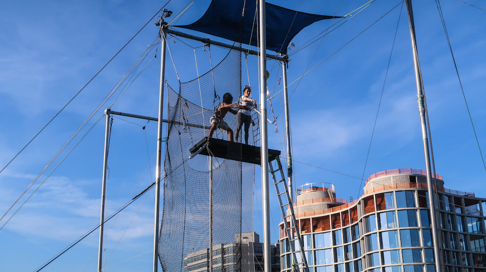 trapeze fun in NYC