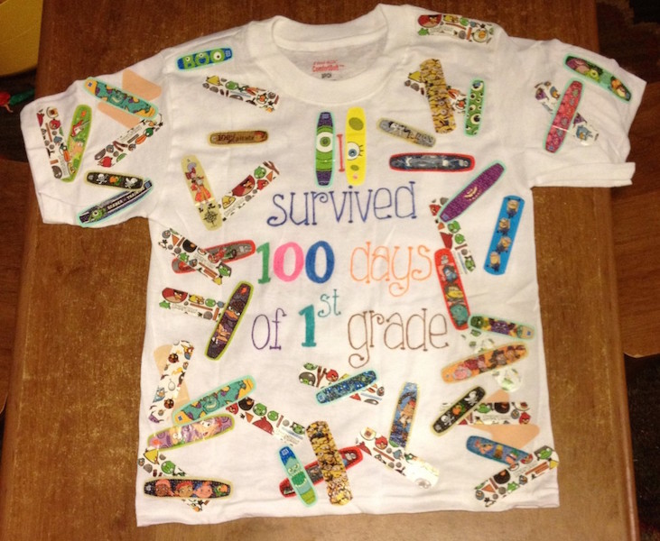 100 days of school t-shit ideas